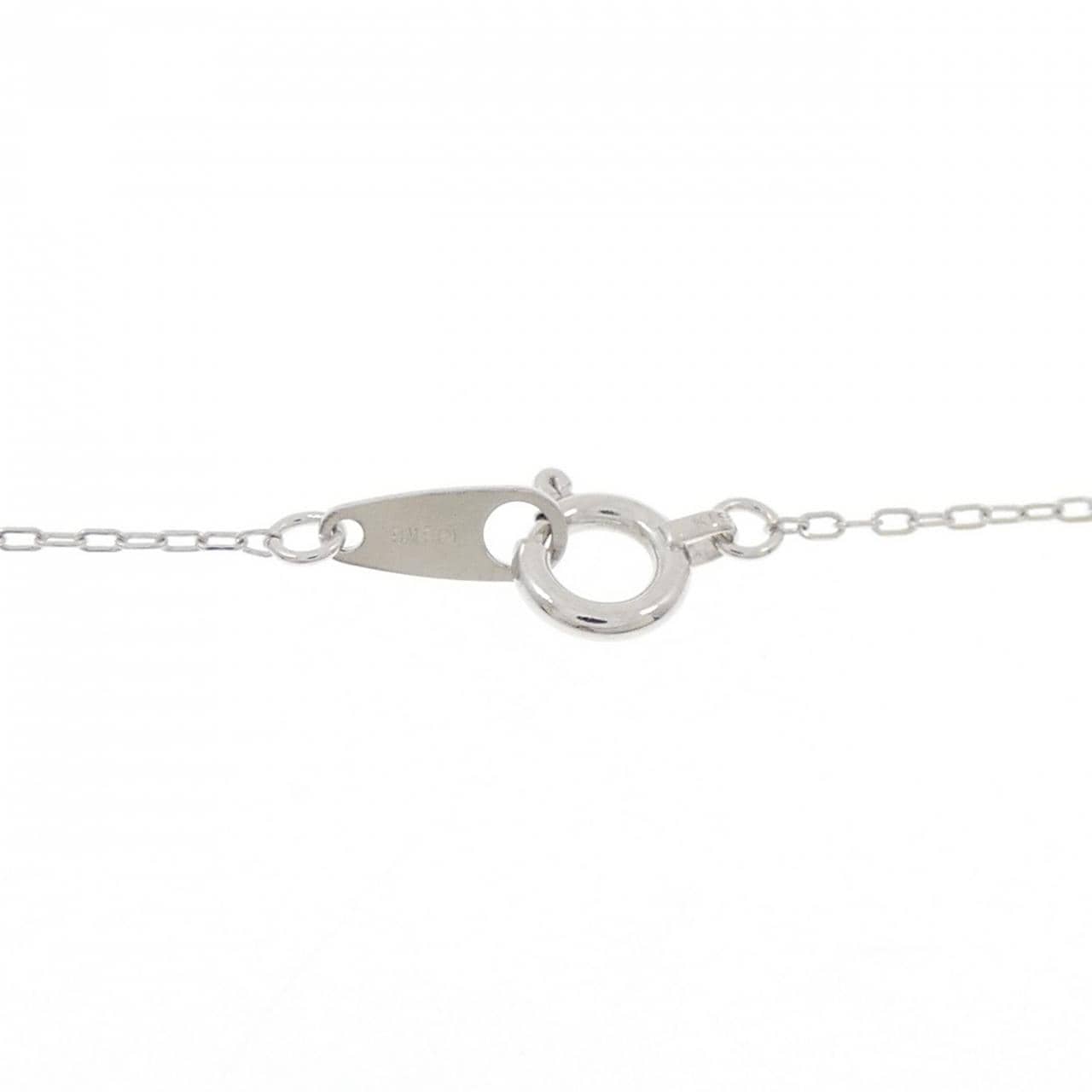 K18WG ダイヤモンド ネックレス 0.1CT