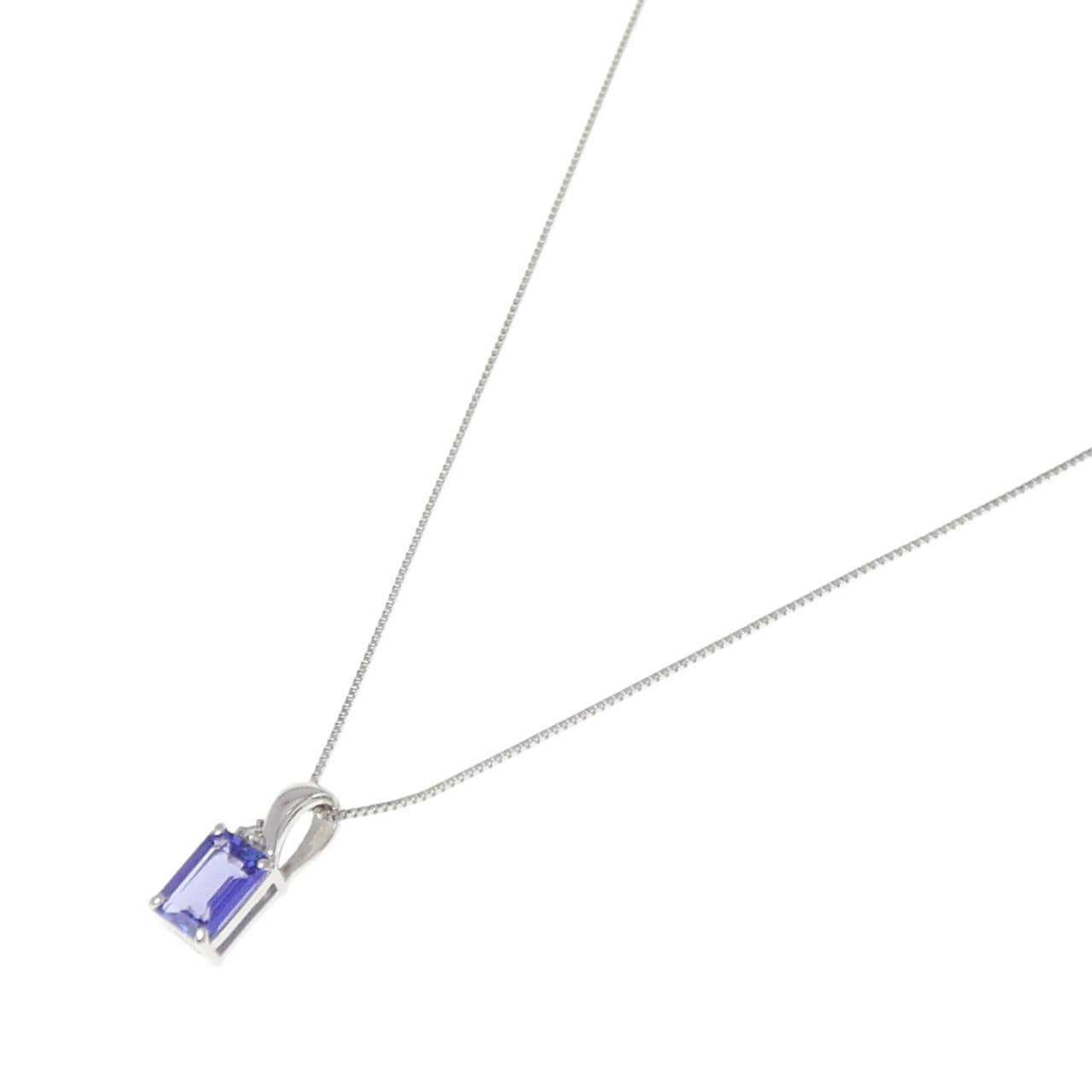 【リメイク】PT タンザナイト ネックレス 0.92CT