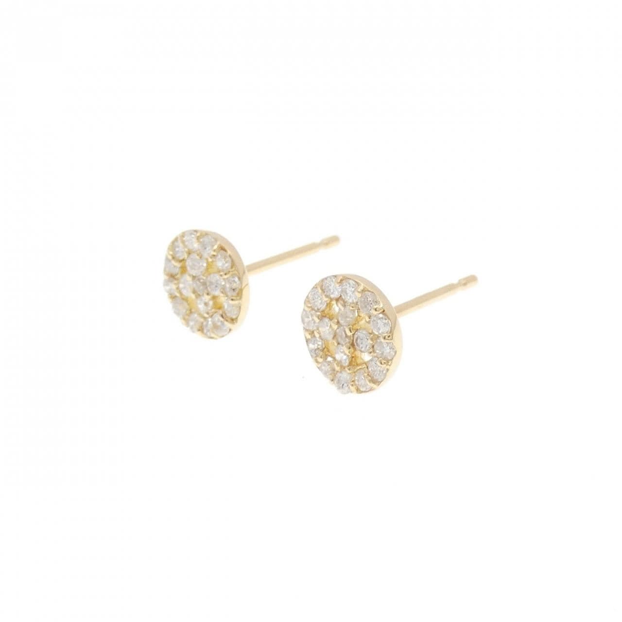 【リメイク】K18YG ダイヤモンド ピアス 0.20CT