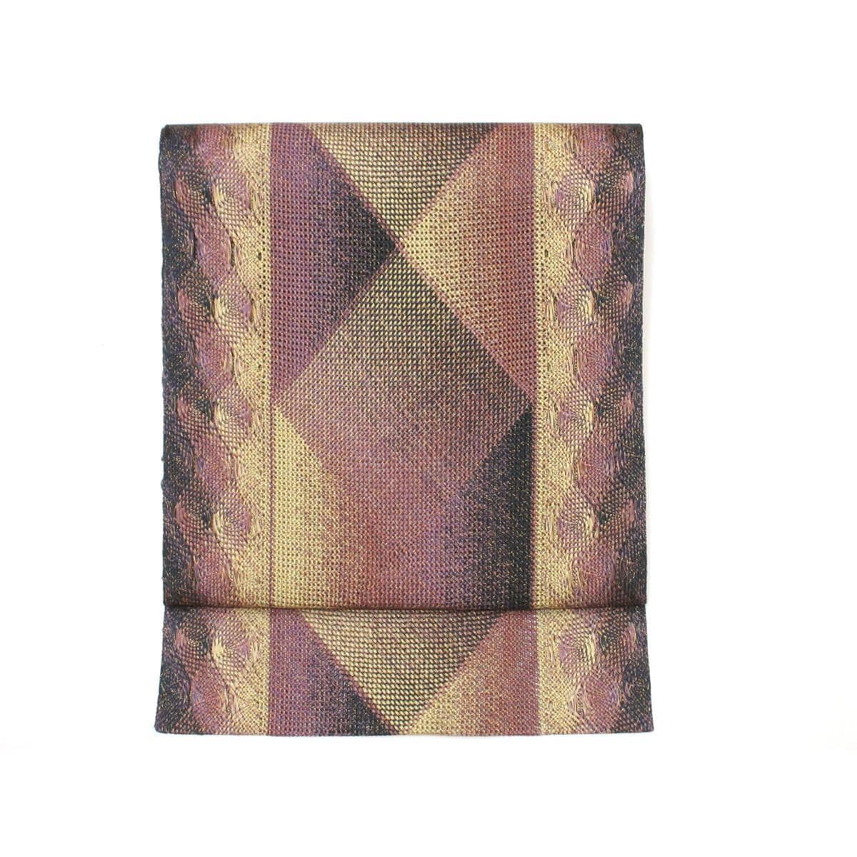 【未使用品】夏名古屋帯　組糸織　全通柄