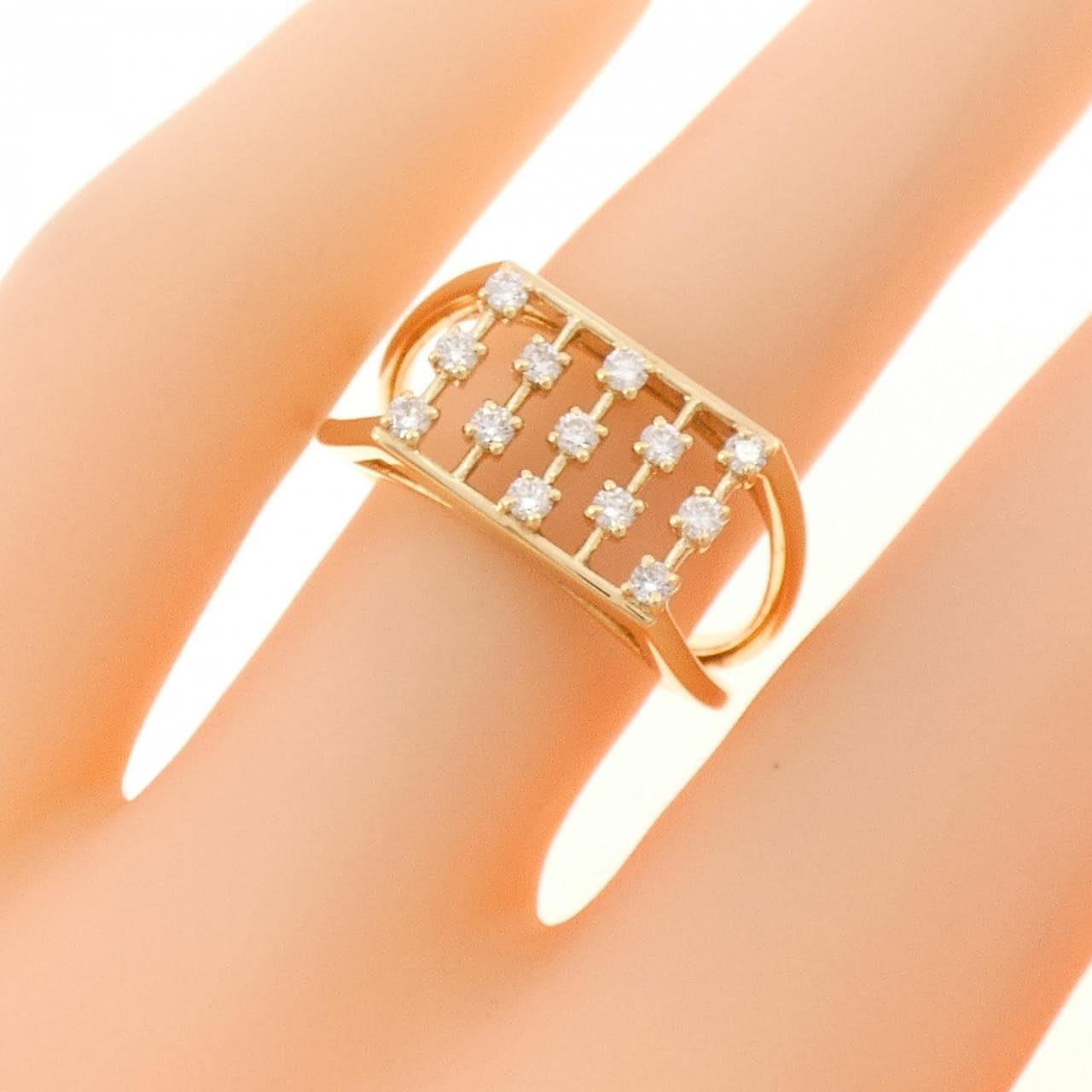 【新品】K18YG ダイヤモンド リング 0.23CT