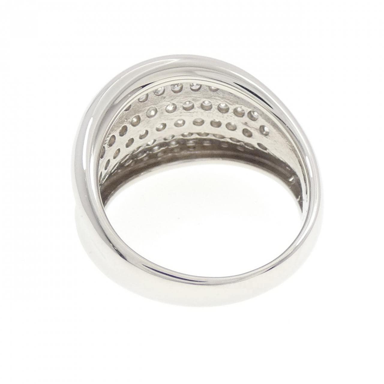 PT900 パヴェ ダイヤモンド リング 1.00CT