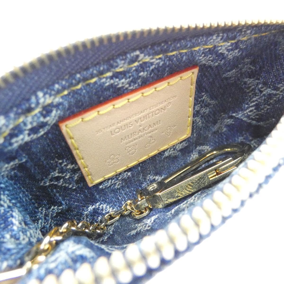 【未使用品】ルイヴィトン　モノグラム　チェリーデニム（ＬＶ　Ｘ　ＴＭ）　カードキーケース　ポシェットクレ　Ｍ１４９３８