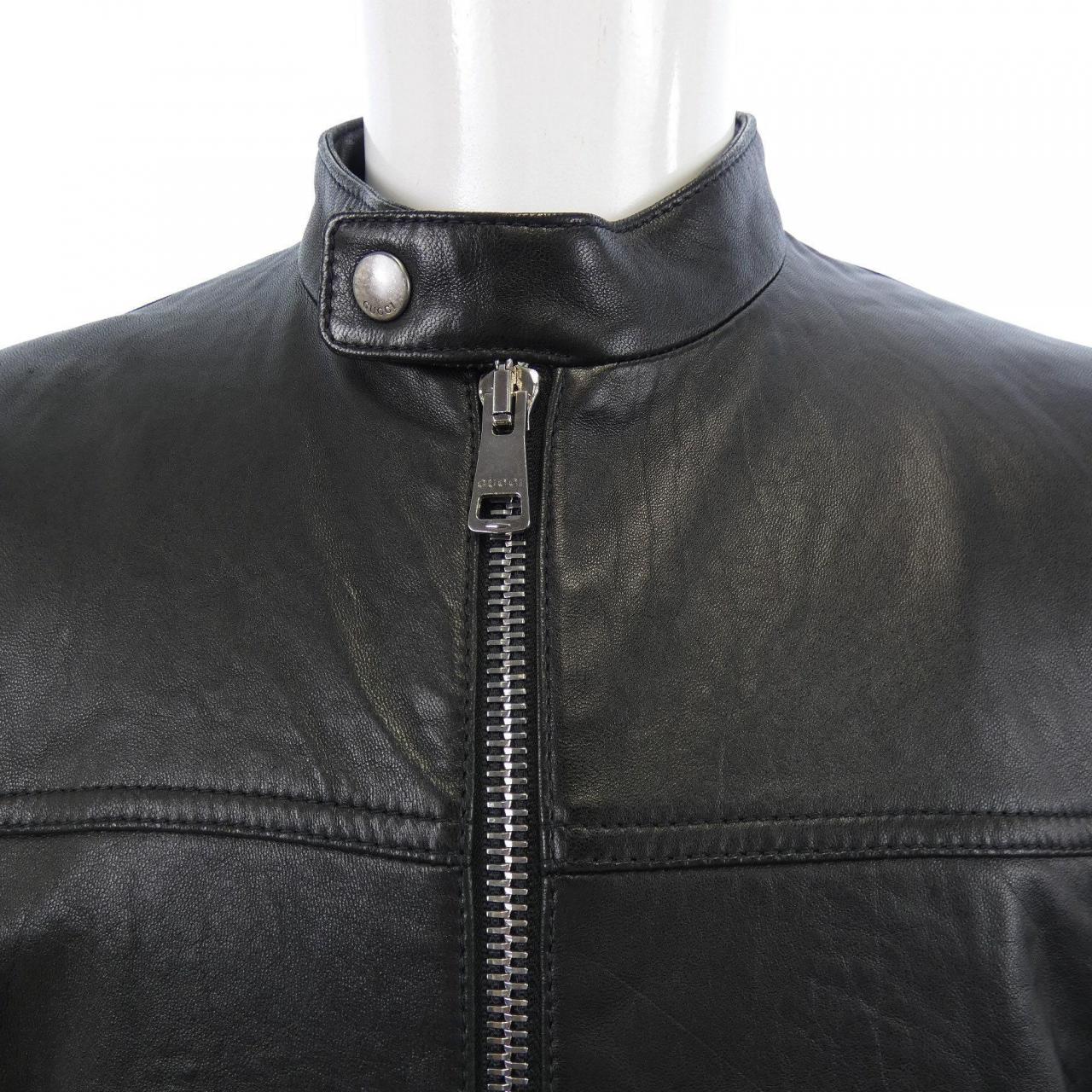 グッチ GUCCI 264857-XN571 レザージャケット