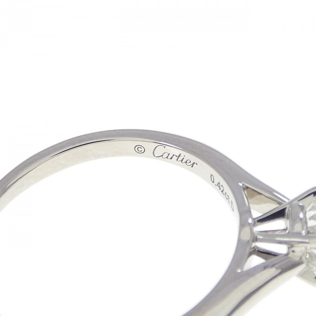 カルティエ 1895 ソリテール リング 0.42CT