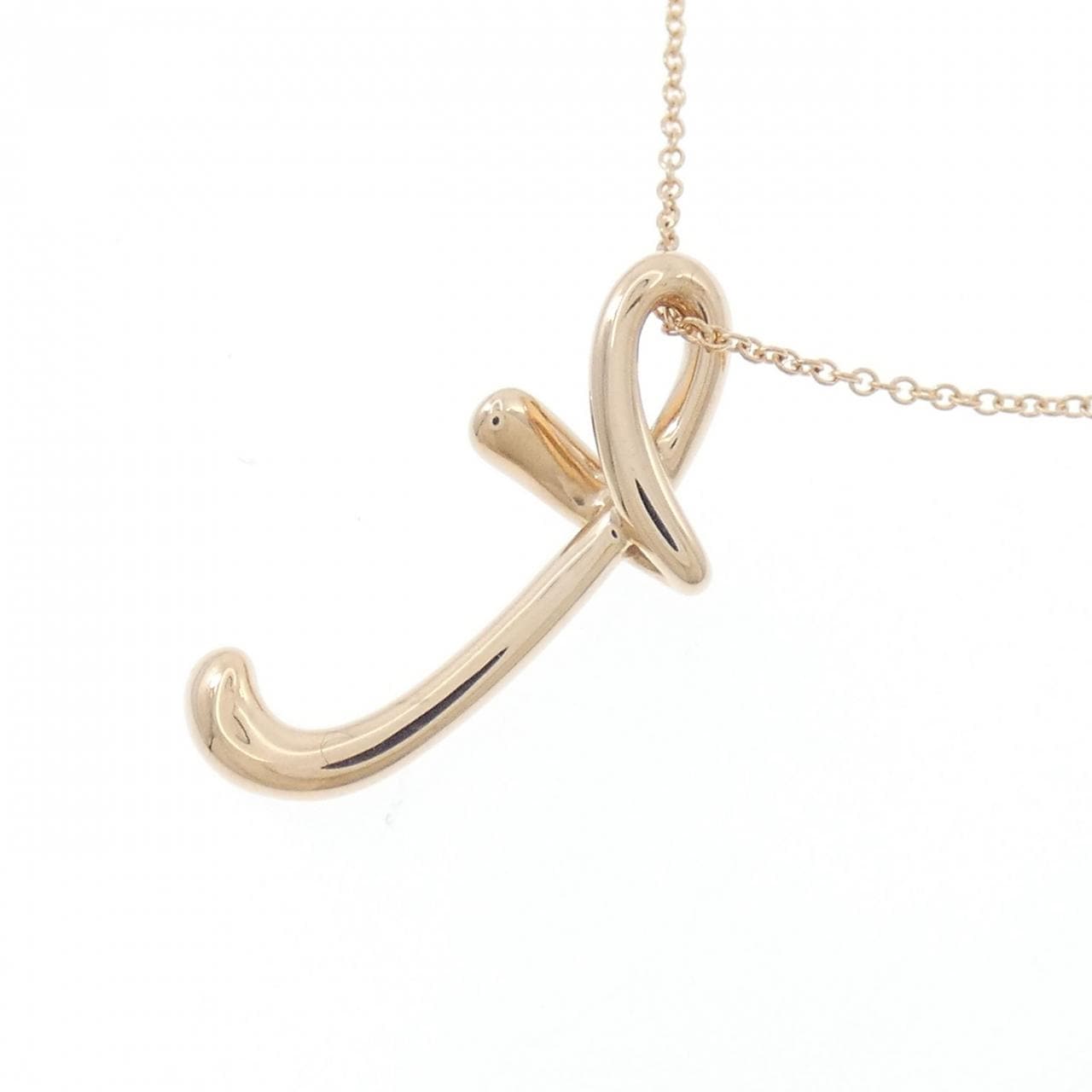 ティファニー レター ネックレス