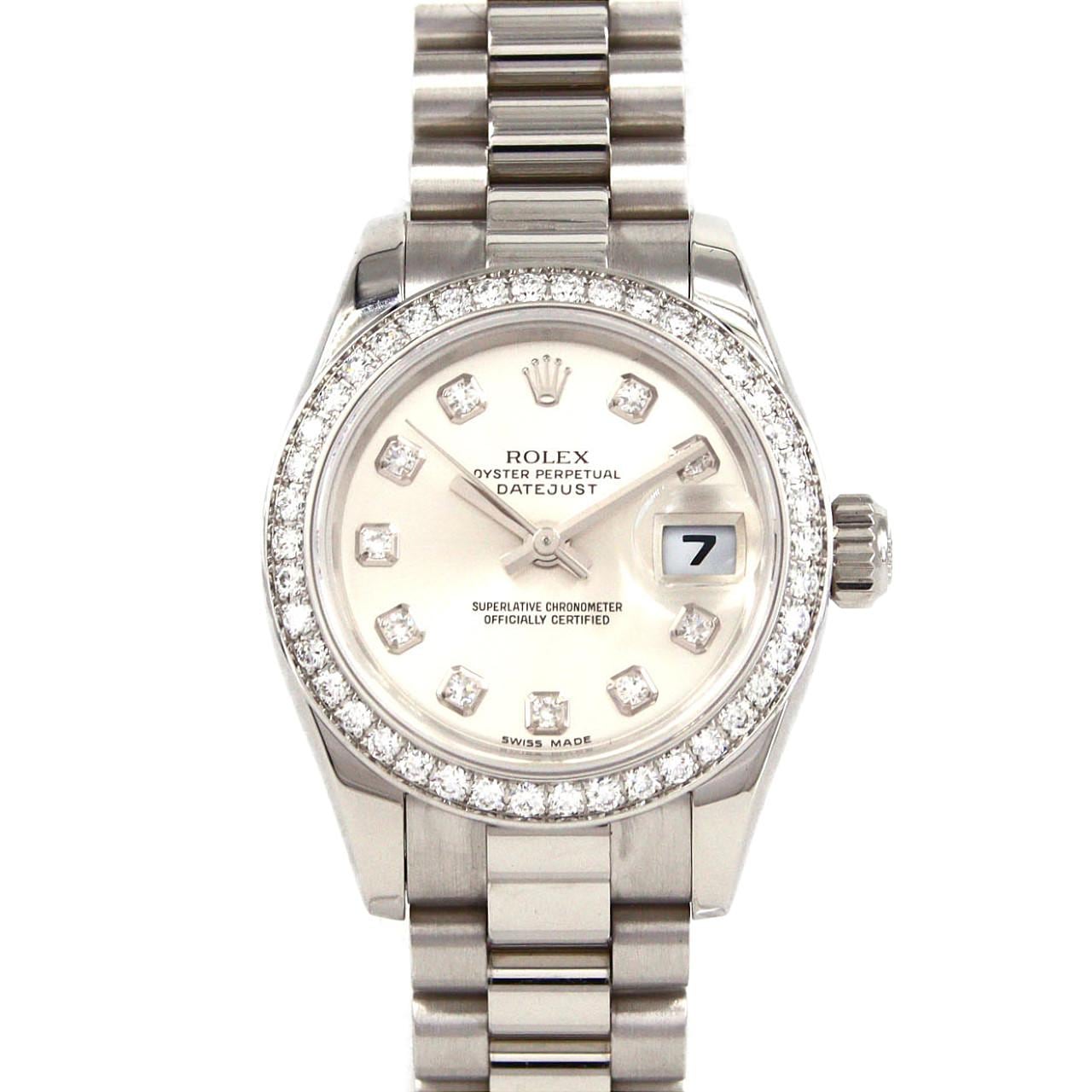 ロレックス デイトジャスト 179136G PT 自動巻 D番