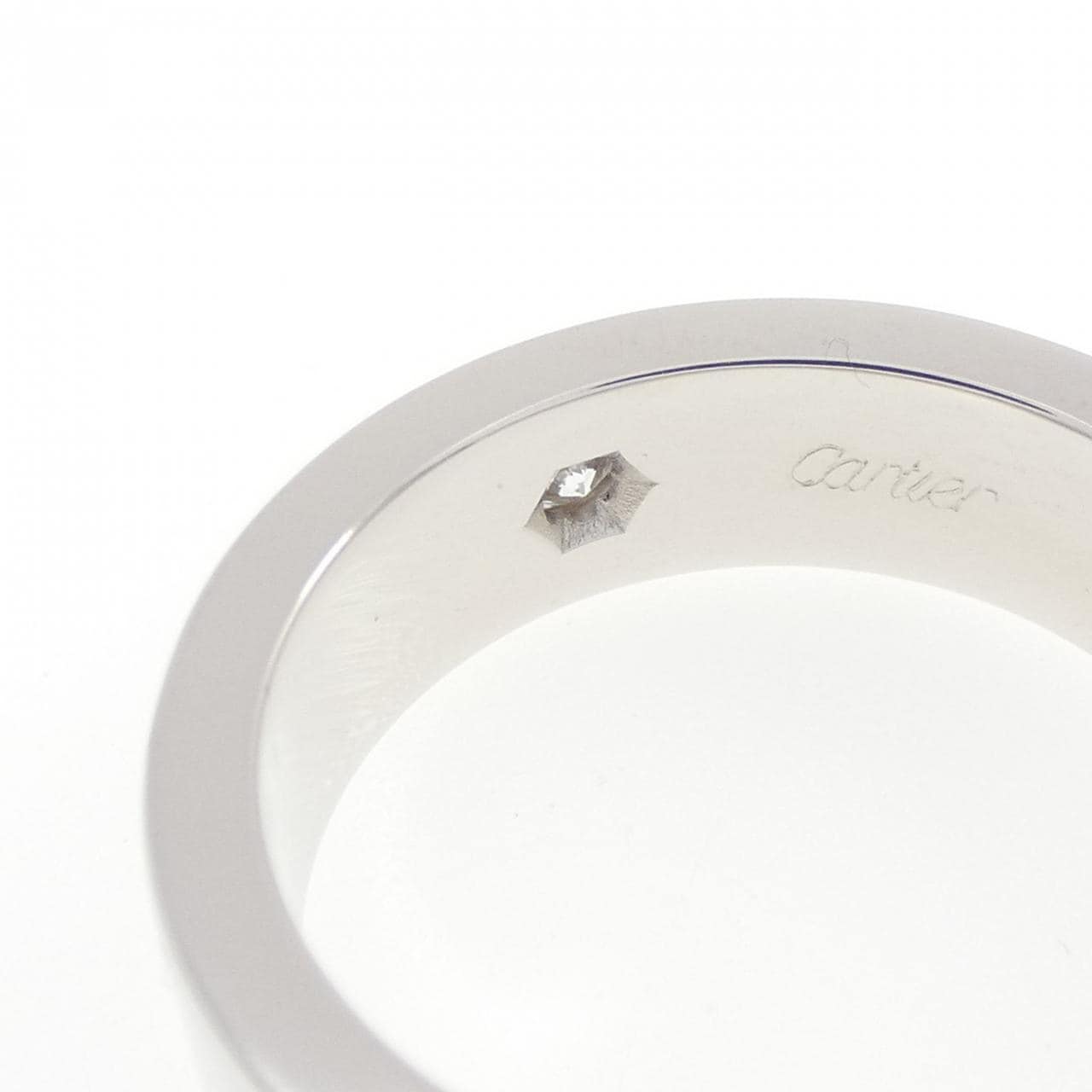 カルティエ ラブ ハーフダイヤ リング