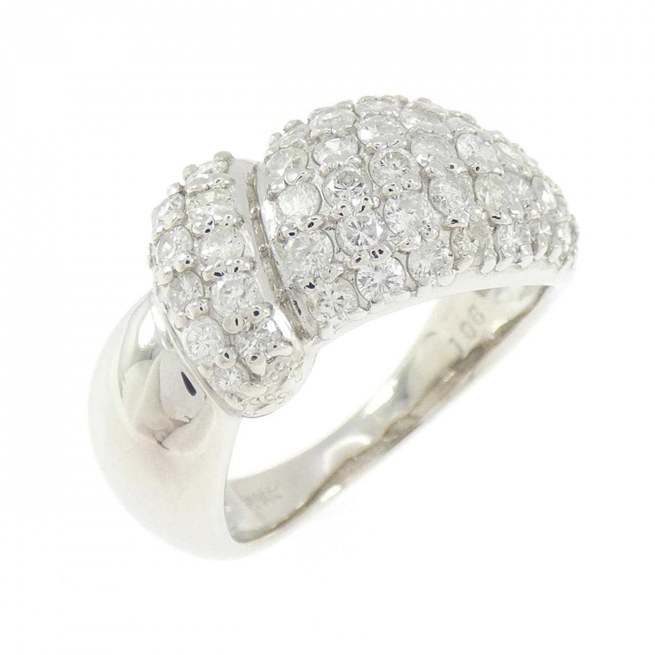 PT900 ダイヤモンド リング 1.06CT