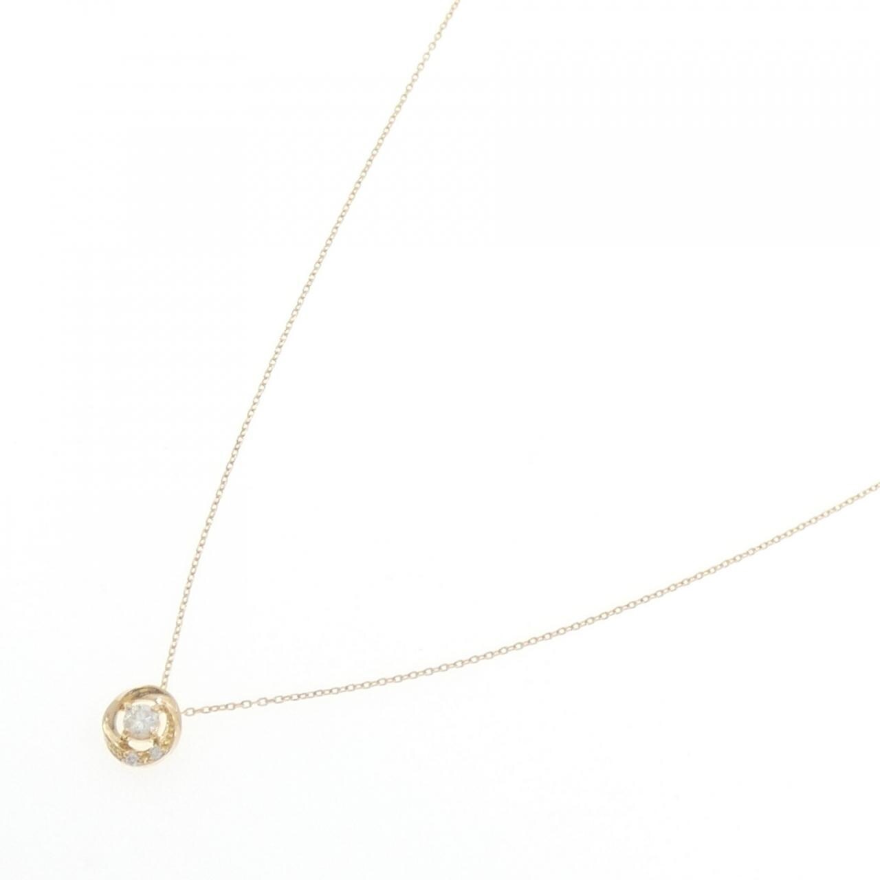K18YG ダイヤモンド ネックレス 0.081CT