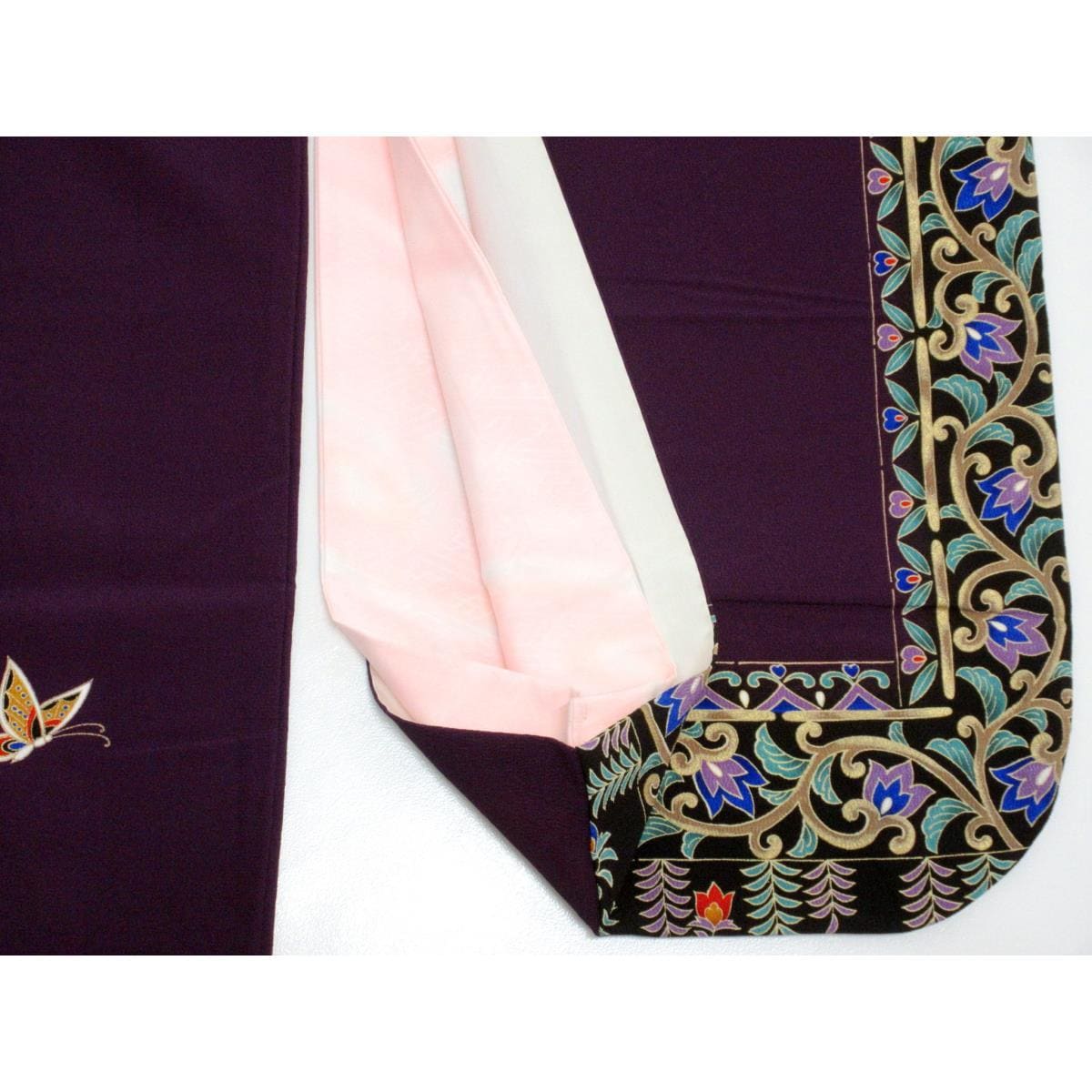 振袖　友禅金彩加工　身丈Ｓ寸