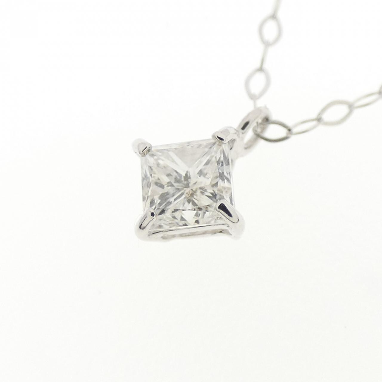 K18WG ダイヤモンド ネックレス 0.329CT