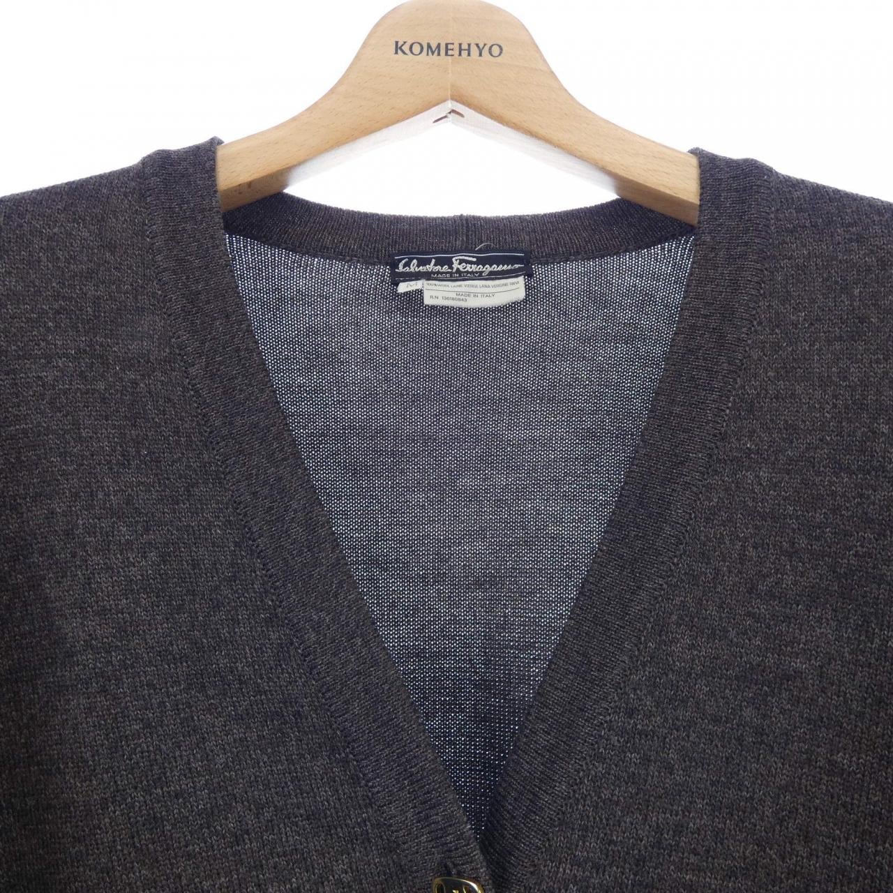 【ヴィンテージ】サルヴァトーレフェラガモ SALVATORE FERRAGAMO カーディガン