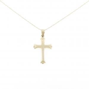 14KYG/14KWG クロス ネックレス