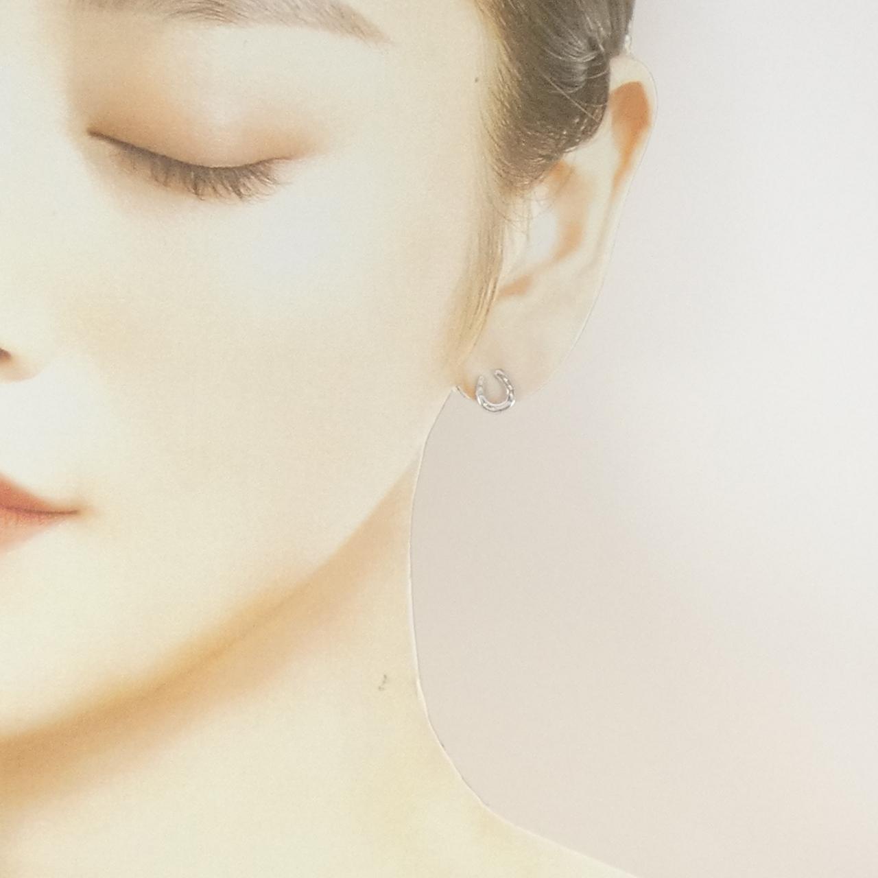K14WG ホースシュー ピアス