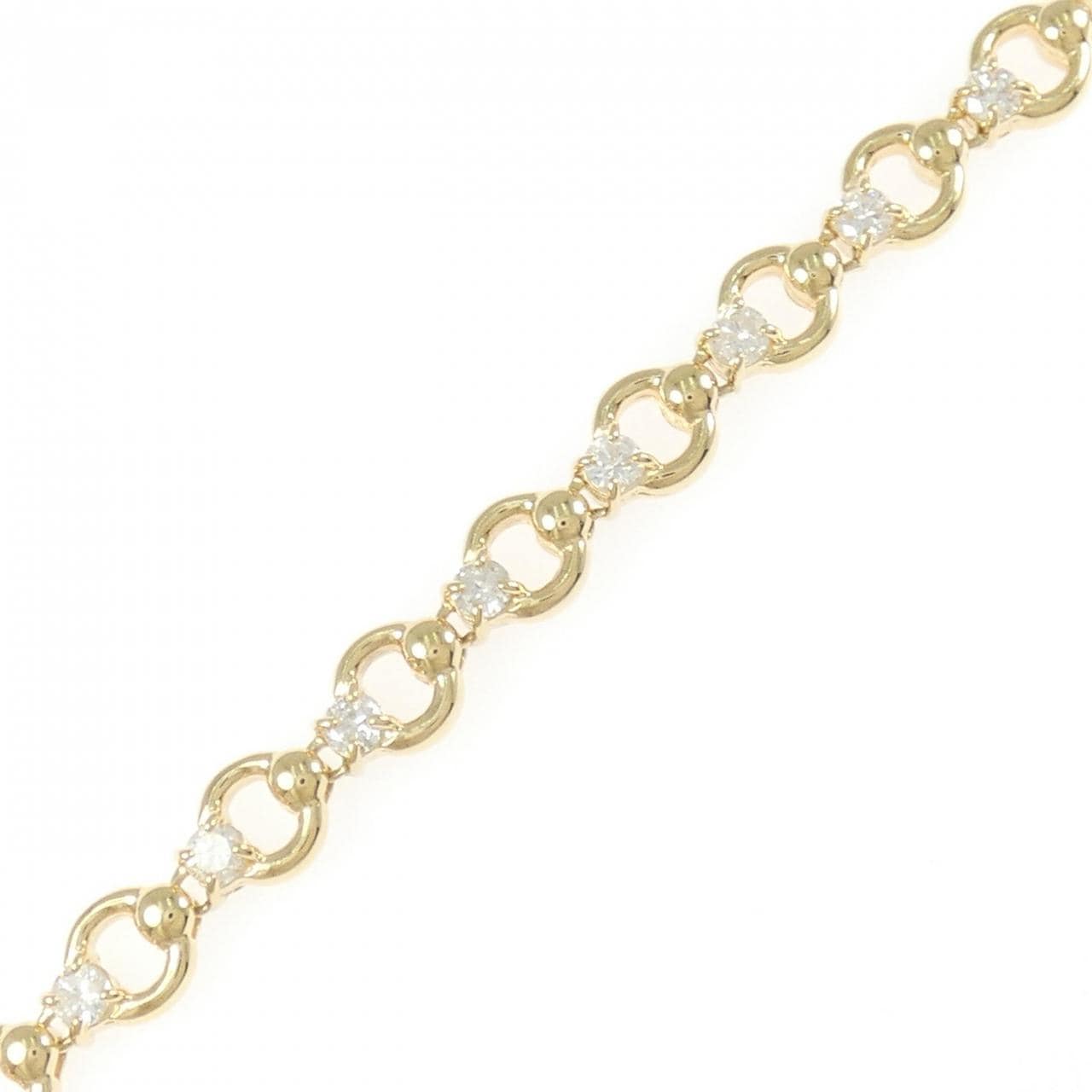 K18YG ダイヤモンド ブレスレット 1.81CT