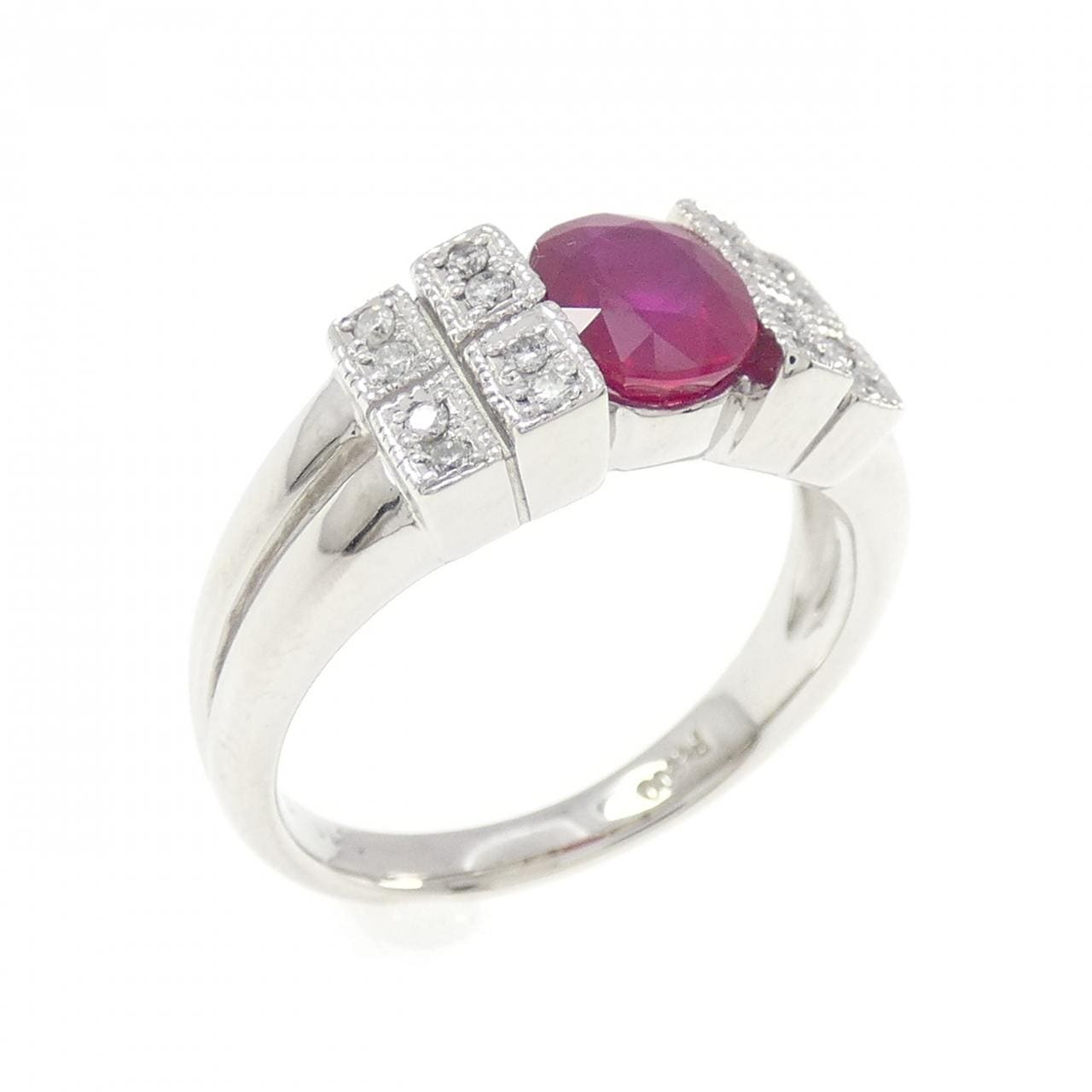 PT900 ルビー リング 1.00CT