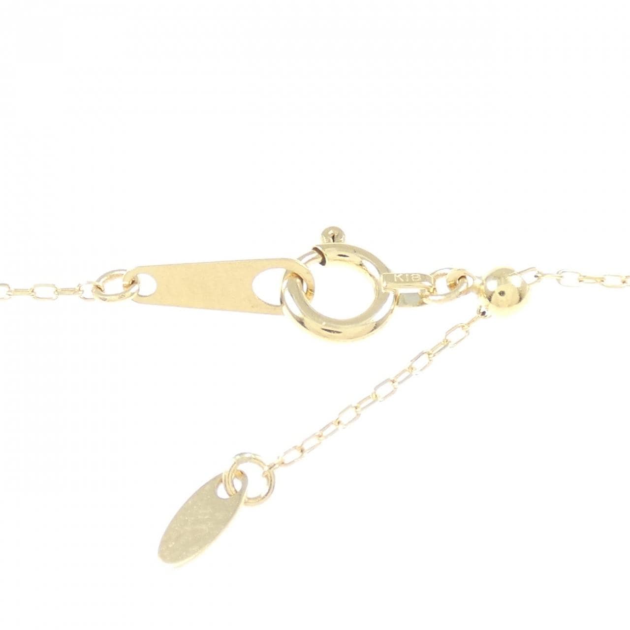 K18YG ダイヤモンド ネックレス 0.15CT