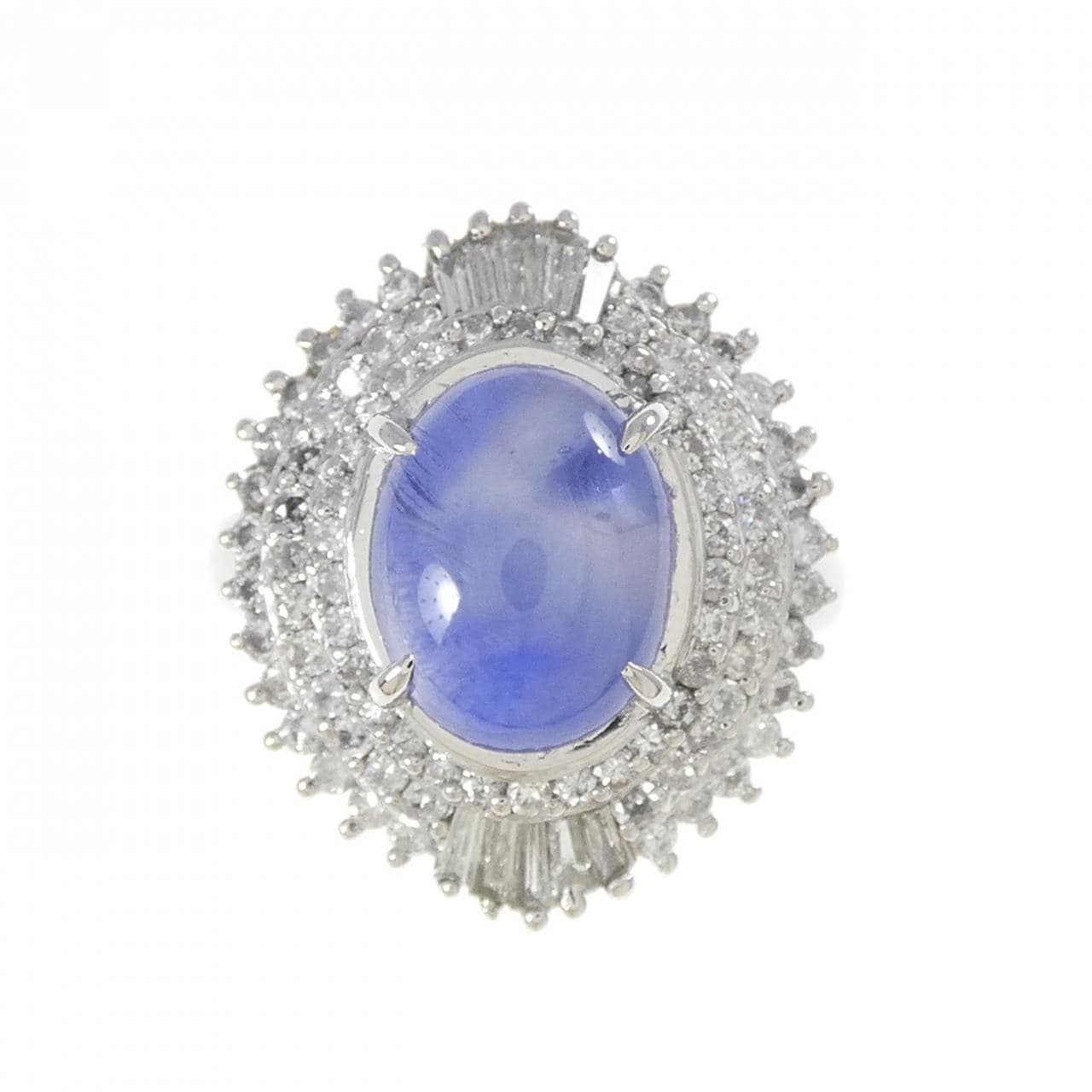 PT900 スターサファイヤ リング 6.46CT