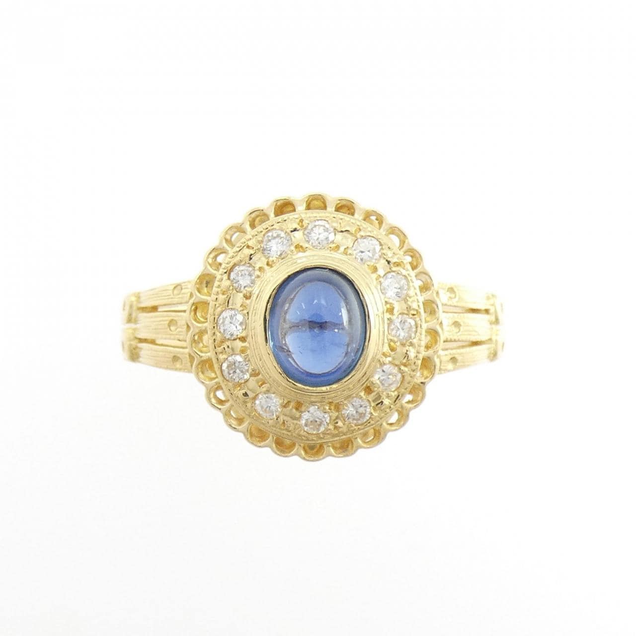 K18YG サファイヤ リング