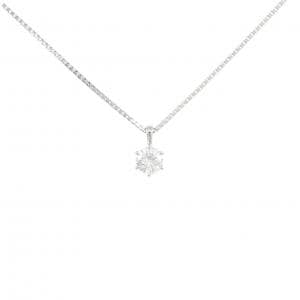 【新品】PT900/PT850 ダイヤモンド ネックレス 0.232CT D SI1 VG