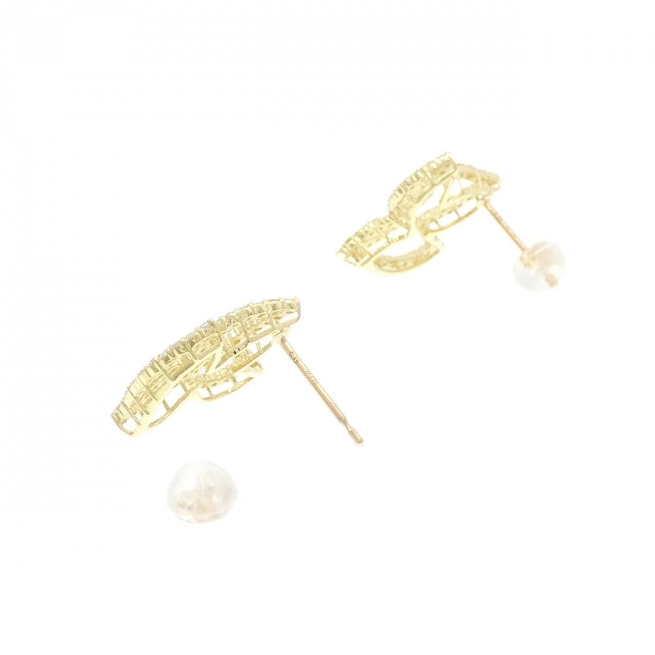 K18YG ダイヤモンド ピアス 0.70CT