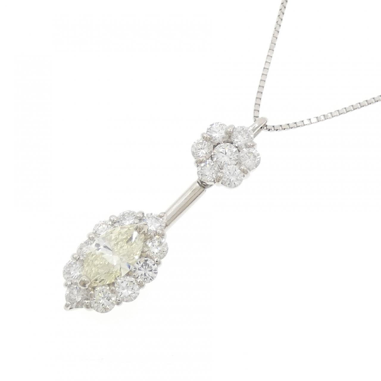 PT900/PT850 ダイヤモンド ネックレス 0.741CT