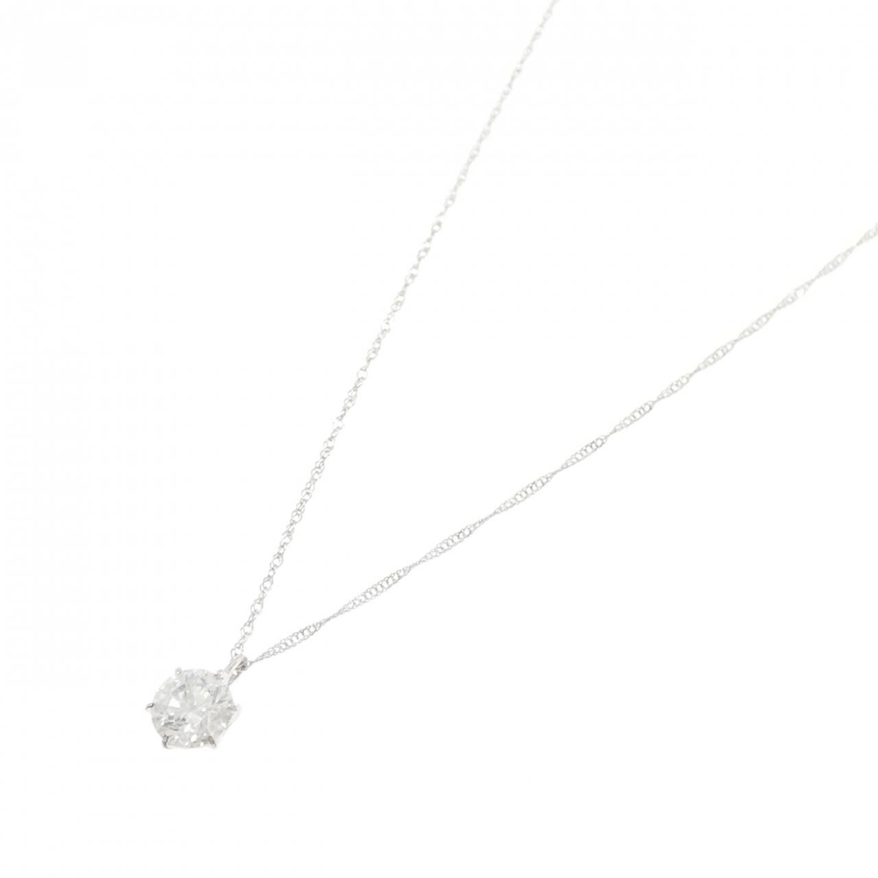 K18WG ダイヤモンド ネックレス 0.50CT