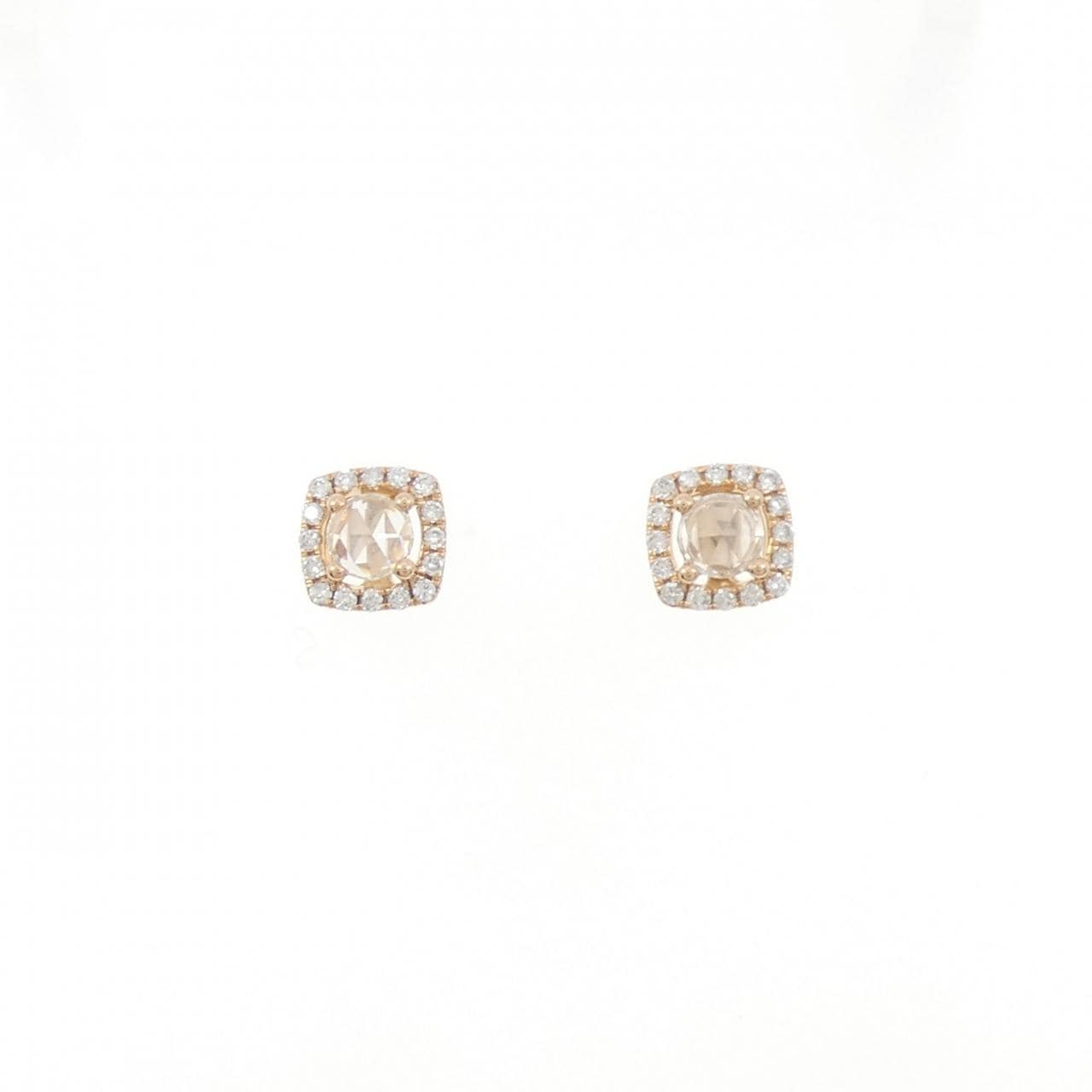 750PG ダイヤモンド ピアス 0.30CT