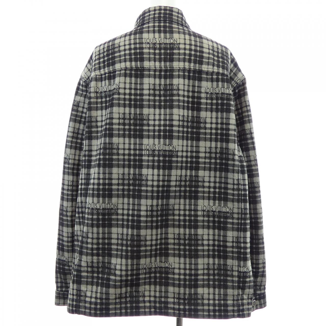 ルイヴィトン LOUIS VUITTON チェックデニムオーバーシャツ HPA90WARA シャツ