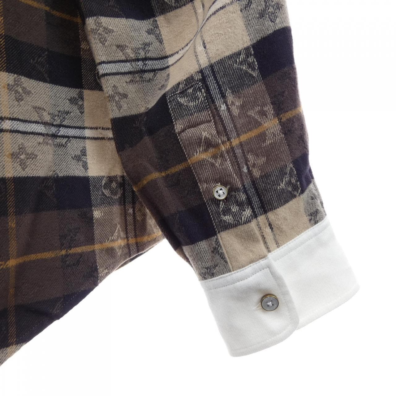 ルイヴィトン LOUIS VUITTON モノグラムフランネル HUS33WWLE シャツ