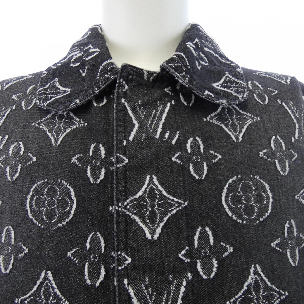 ルイヴィトン LOUIS VUITTON モノグラムショートスリーブシャンブレーシャツ HPS73WARS S／Sシャツ
