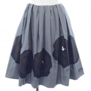 ミュウミュウ MIU MIU ポプリン ジャージー マキシフローラル MG2305 S000 15W3 スカート