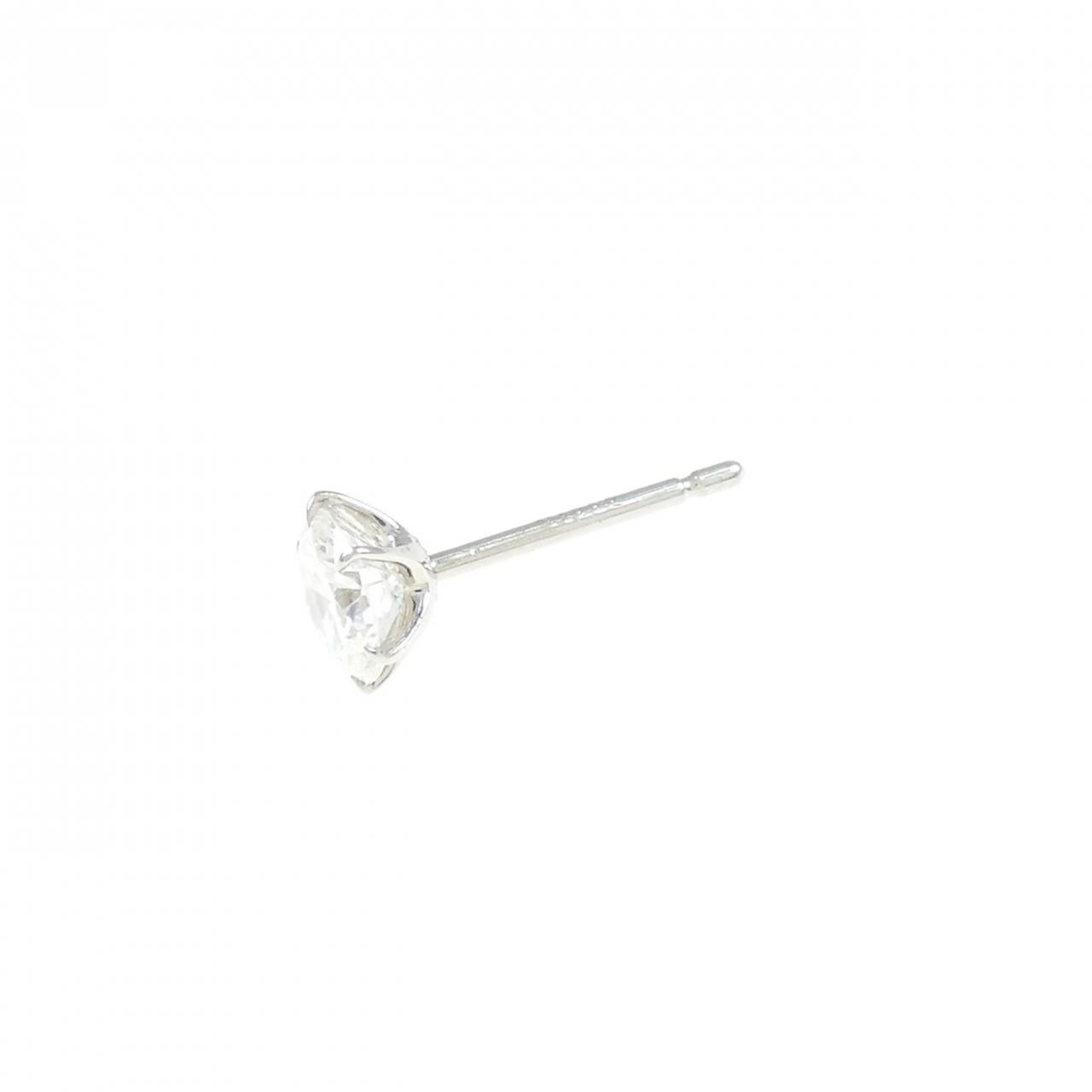 PT900 ダイヤモンド ピアス 0.403CT F SI1 VG 片耳