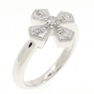 K18WG ダイヤモンド リング 0.15CT