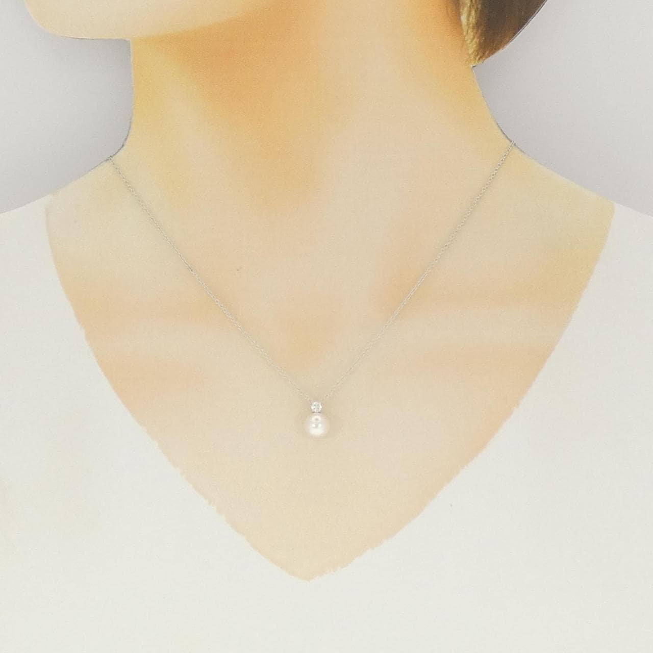 ティファニー シグネチャー パール ネックレス 7.1mm