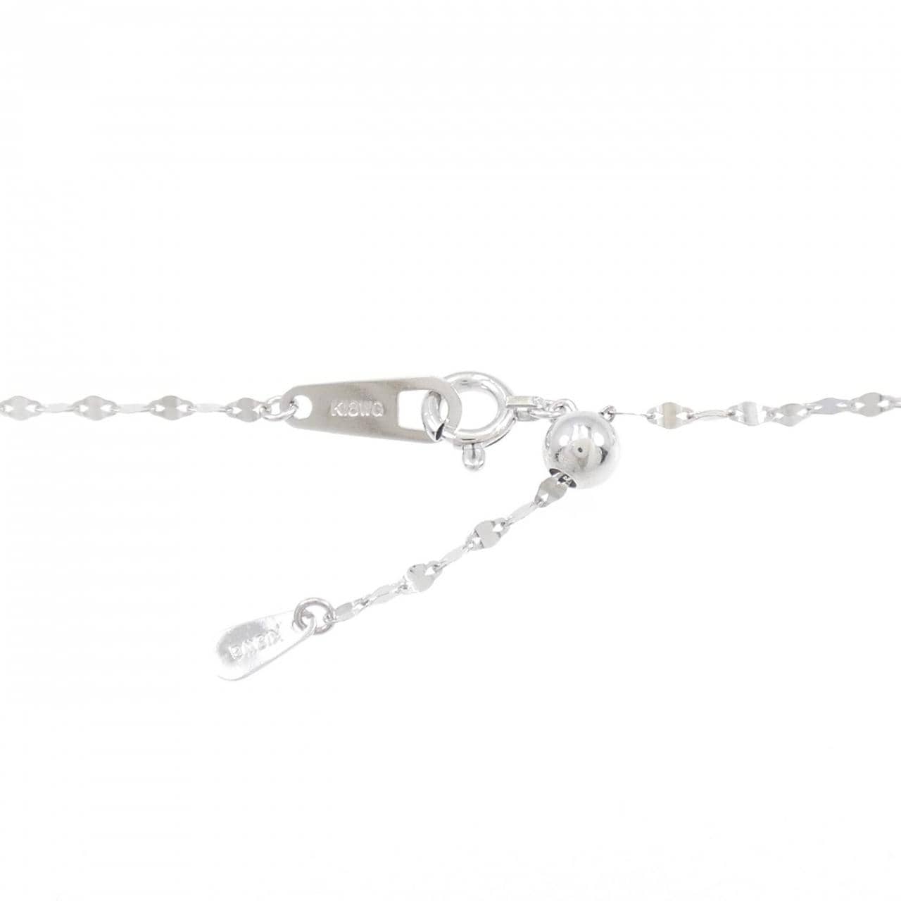 K18WG ダイヤモンド ネックレス 0.35CT