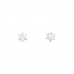 【リメイク】PT900/ST ダイヤモンド ピアス 0.301CT 0.313CT D VS1 EXT