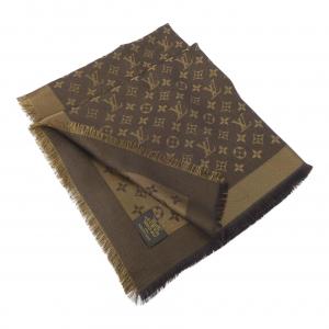 ルイヴィトン LOUIS VUITTON モノグラム シャイン M75122 ショール