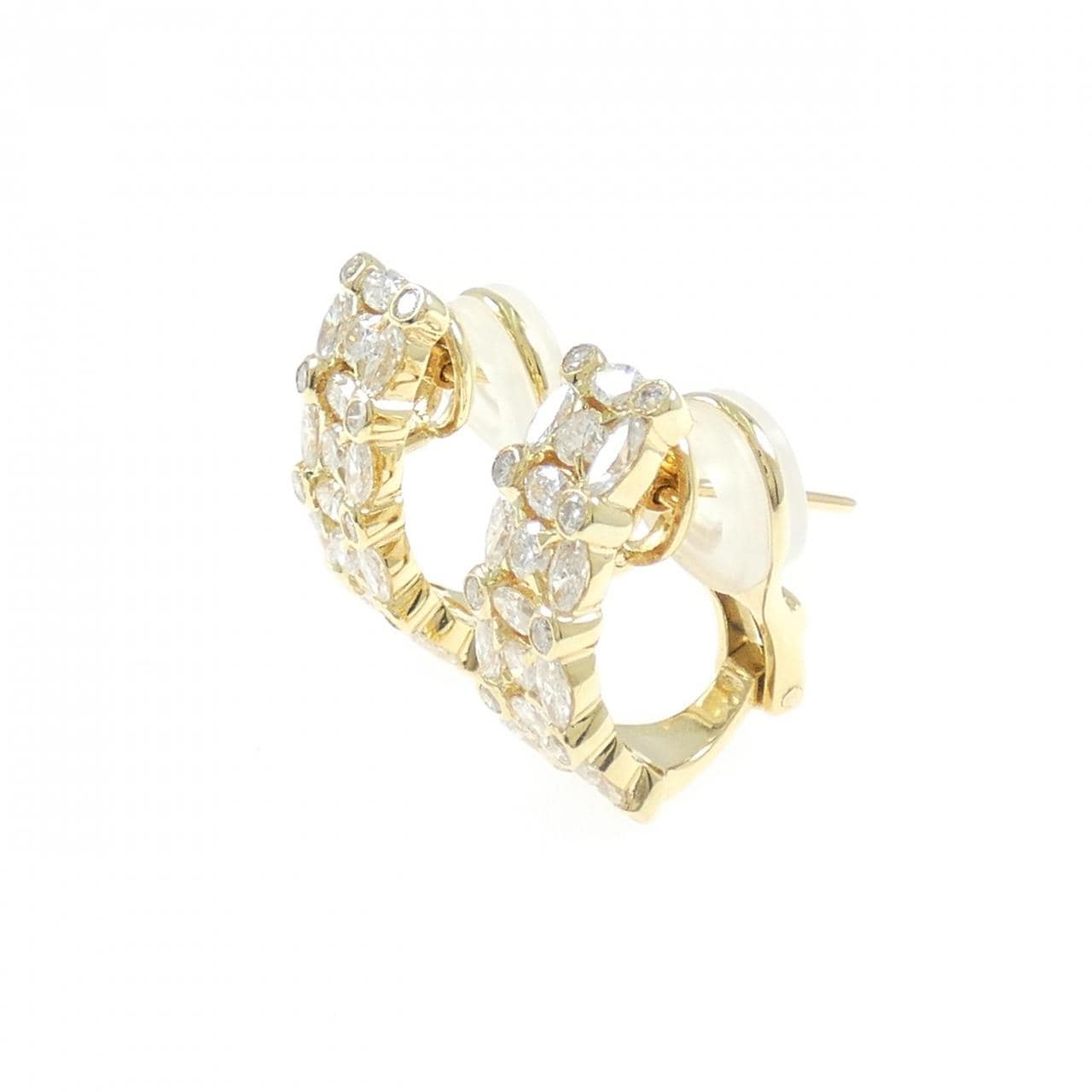 K18YG ダイヤモンド ピアス/イヤリング 2.30CT