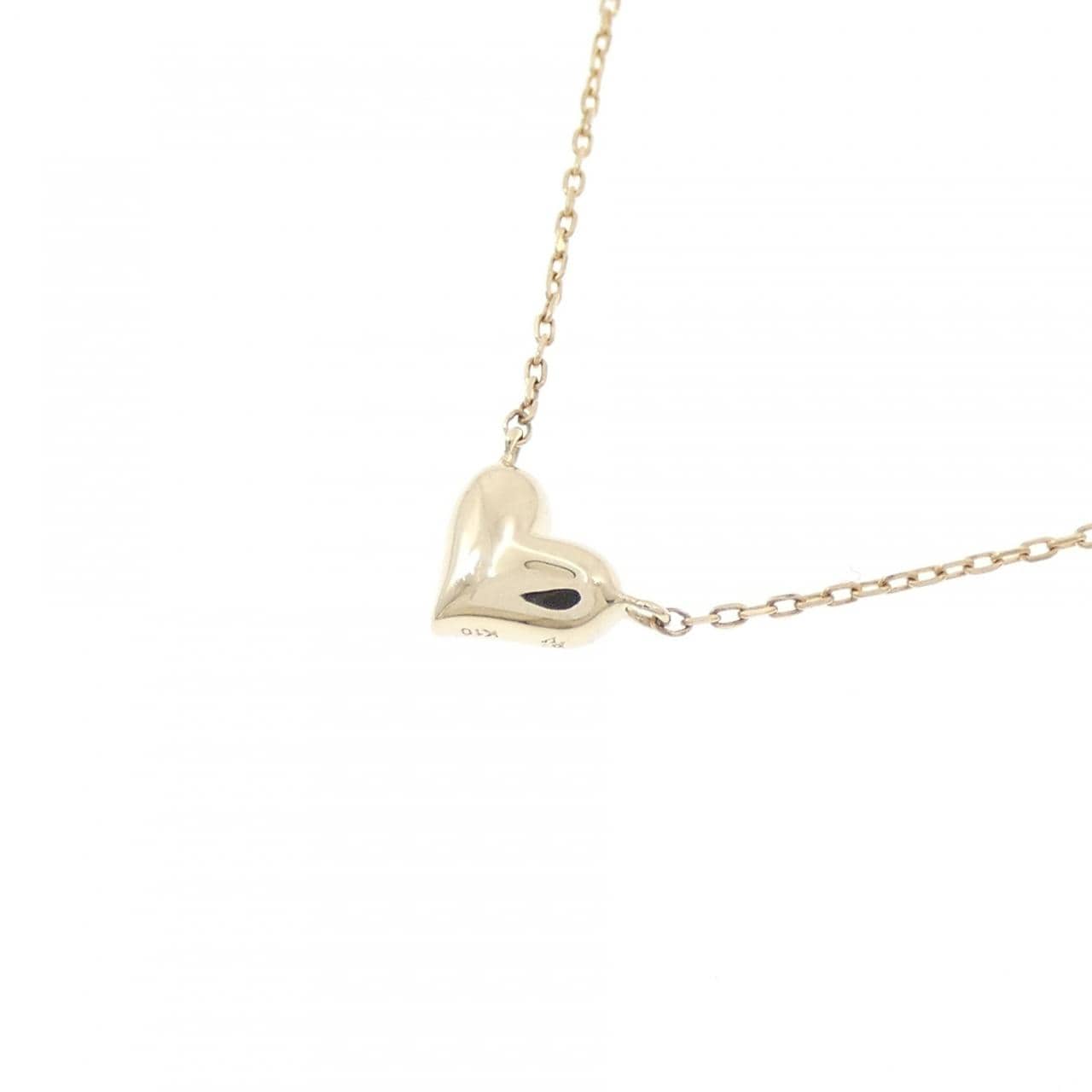 ポンテヴェキオ ハート ダイヤモンド ネックレス 0.08CT
