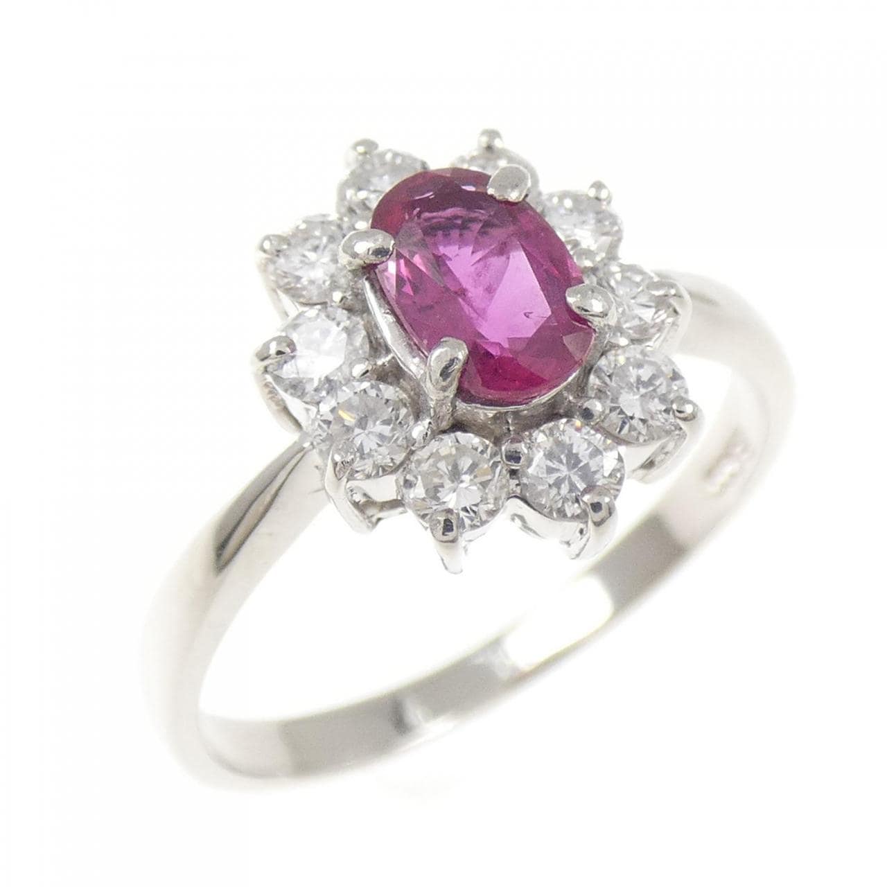 PT900 ルビー リング 0.53CT