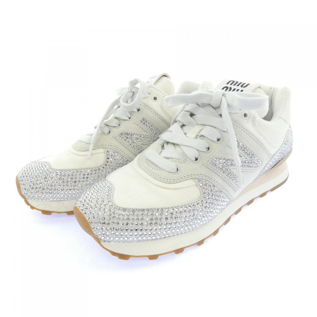 ミュウミュウ MIU MIU NEW BALANCE 574 5E044E スニーカー