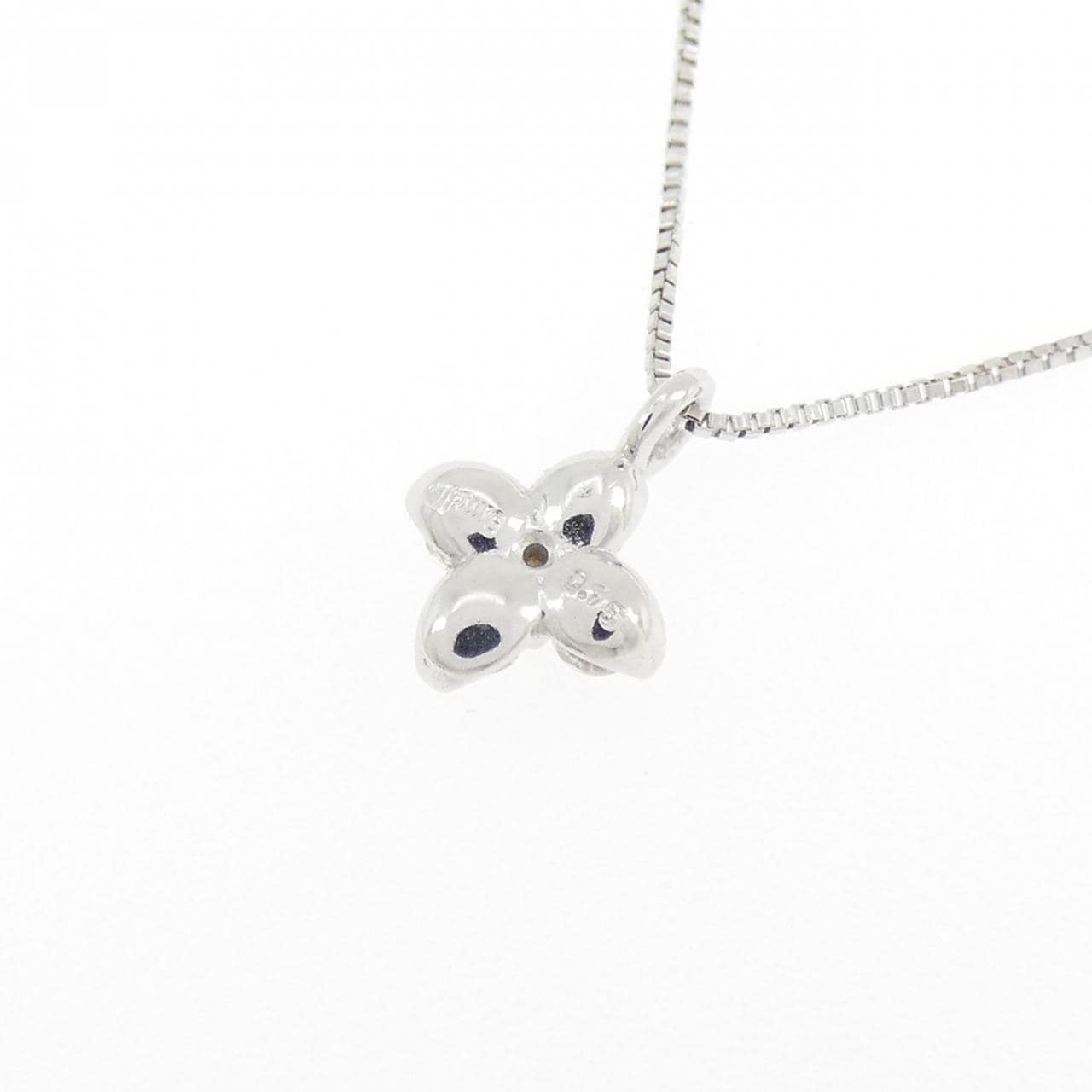 K18WG ダイヤモンド ネックレス 0.15CT