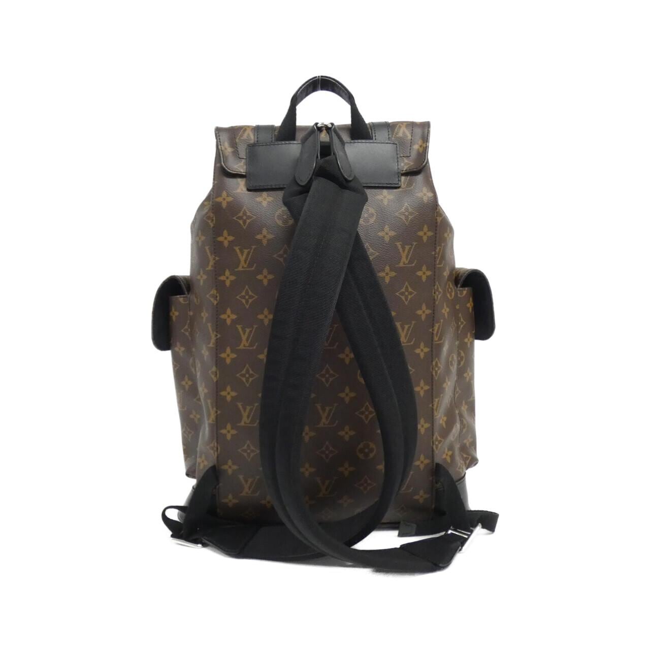 LOUIS VUITTON Monogram Macassar Christopher MM M43735双肩包