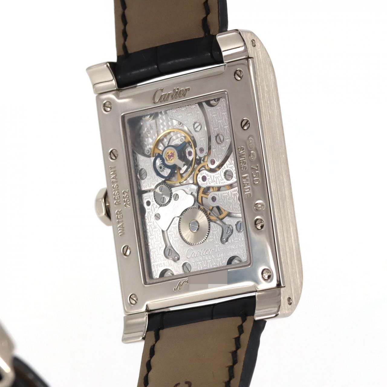 Cartier Tank Abyss 2 Time Zone WG W1534351 WG Manual Winding