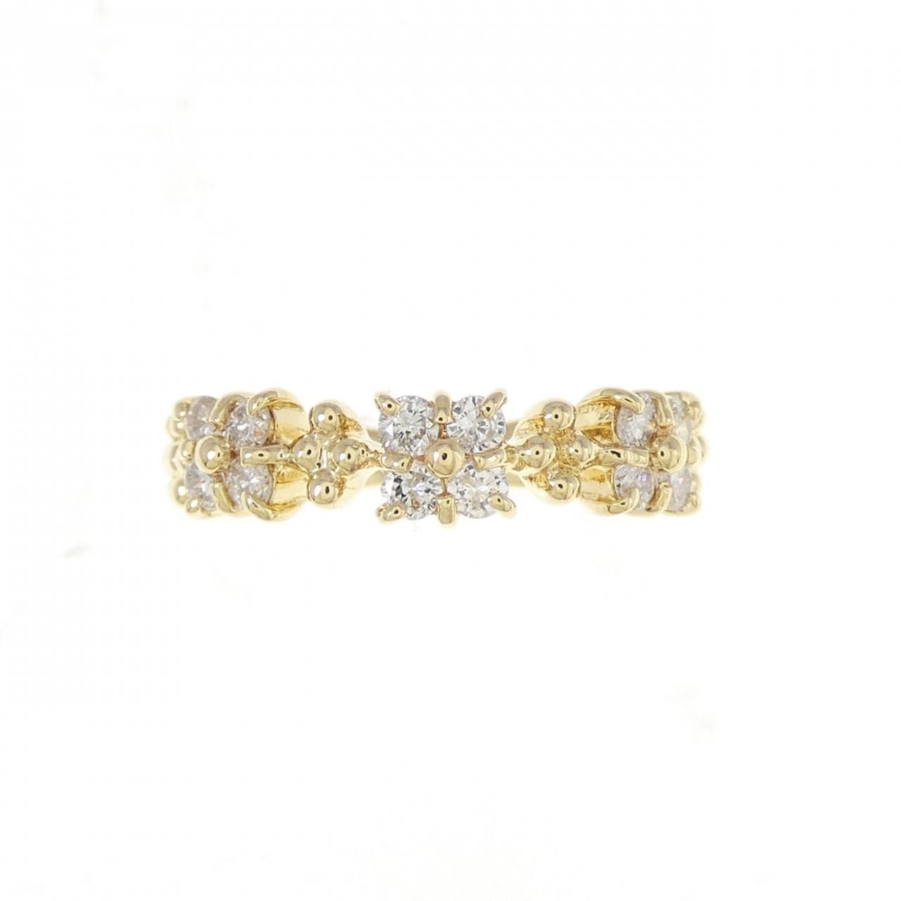 K18YG ダイヤモンド ピンキー リング 0.25CT