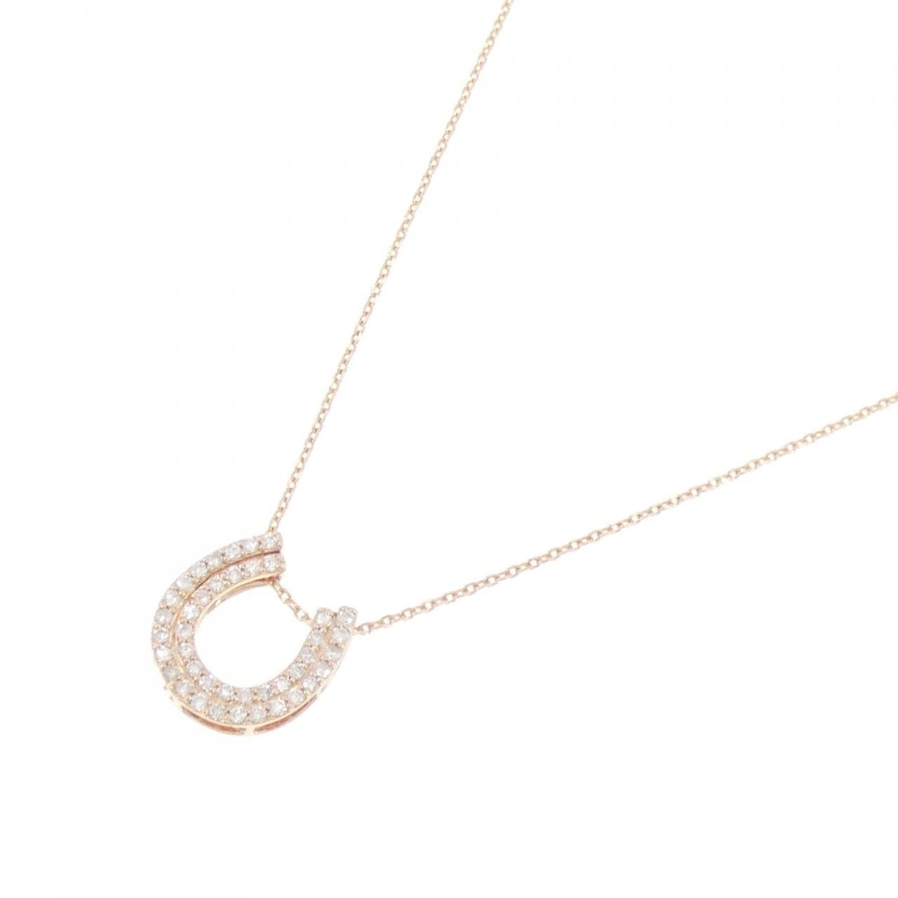 K18PG ダイヤモンド ネックレス 0.30CT
