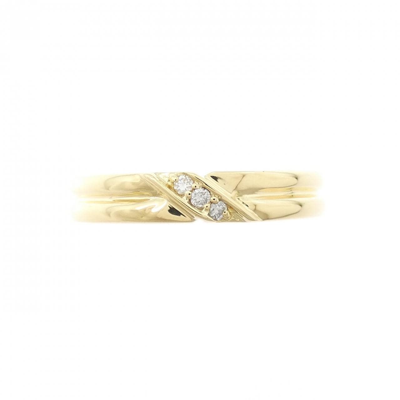 K18YG ダイヤモンド リング 0.03CT