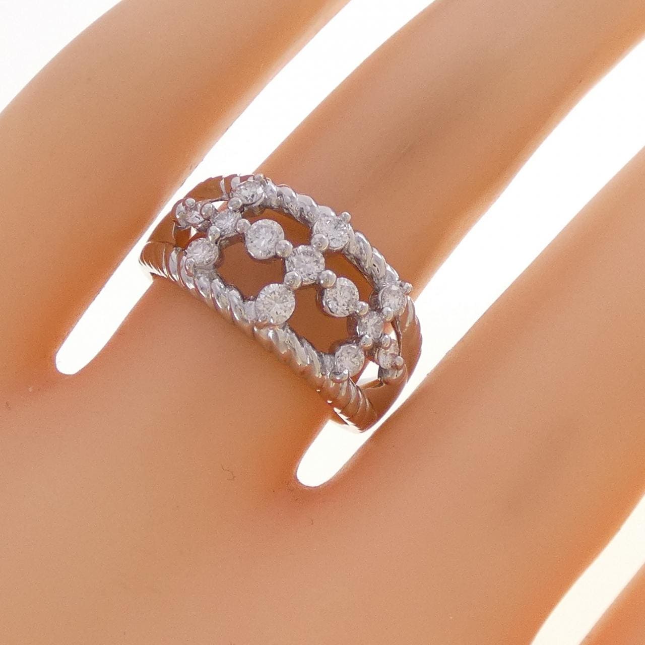 PT900 ダイヤモンド リング 0.51CT